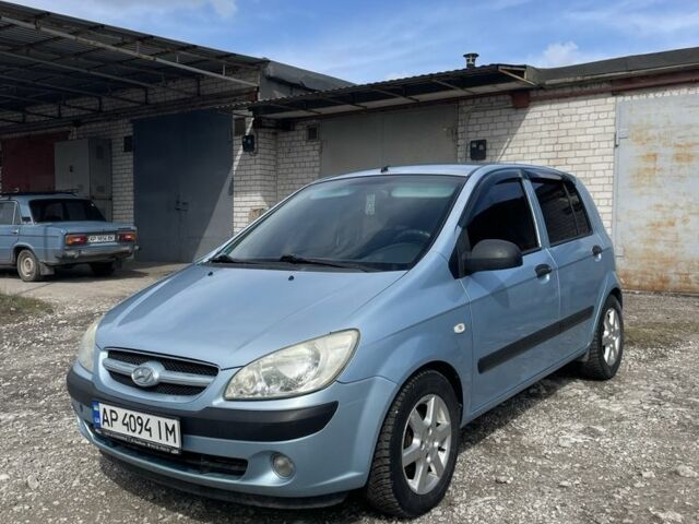 Синий Хендай Гетц, объемом двигателя 1.4 л и пробегом 316 тыс. км за 3600 $, фото 1 на Automoto.ua