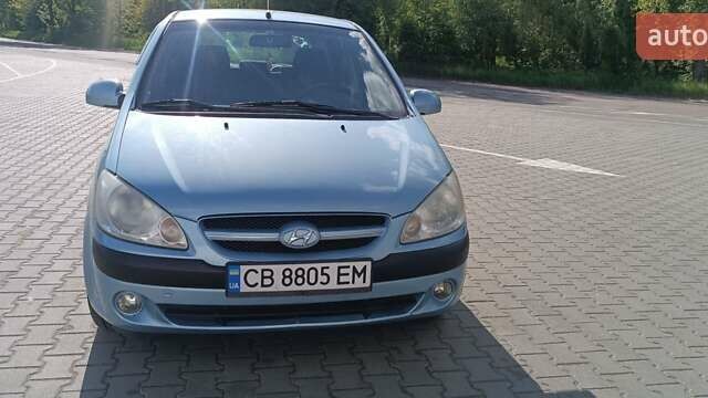 Синий Хендай Гетц, объемом двигателя 1.4 л и пробегом 195 тыс. км за 5600 $, фото 1 на Automoto.ua
