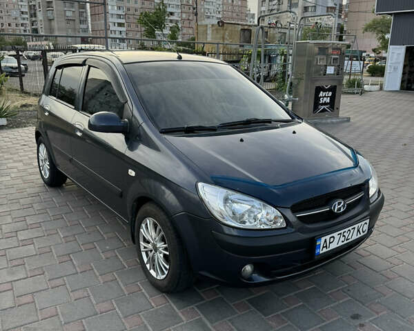 Синий Хендай Гетц, объемом двигателя 1.6 л и пробегом 166 тыс. км за 4600 $, фото 1 на Automoto.ua