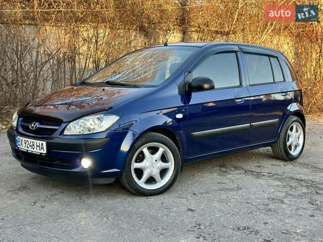 Синій Хендай Гетц, об'ємом двигуна 1.6 л та пробігом 190 тис. км за 4799 $, фото 1 на Automoto.ua