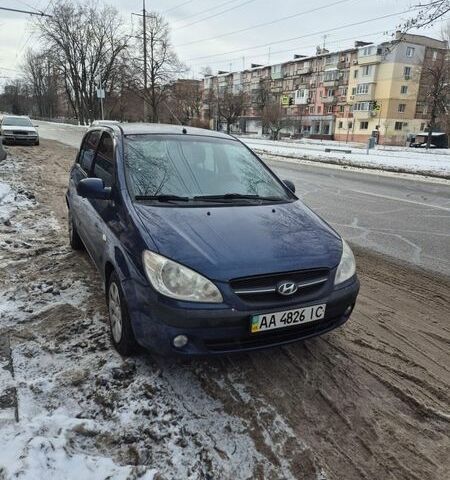 Синий Хендай Гетц, объемом двигателя 1.4 л и пробегом 182 тыс. км за 4200 $, фото 1 на Automoto.ua