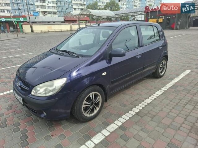 Синий Хендай Гетц, объемом двигателя 1.4 л и пробегом 247 тыс. км за 4700 $, фото 1 на Automoto.ua