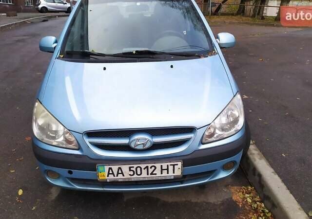 Синий Хендай Гетц, объемом двигателя 1.6 л и пробегом 215 тыс. км за 2599 $, фото 1 на Automoto.ua