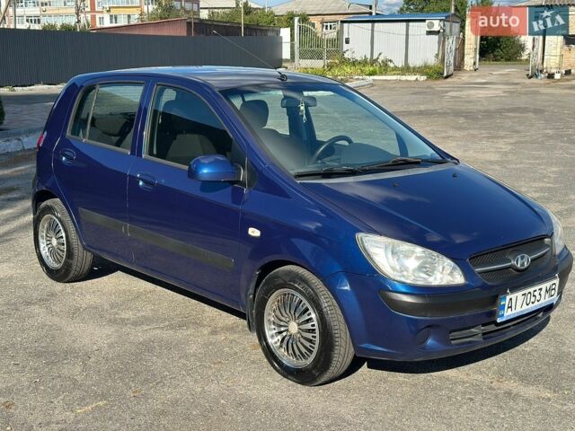 Синий Хендай Гетц, объемом двигателя 1.4 л и пробегом 190 тыс. км за 5700 $, фото 1 на Automoto.ua