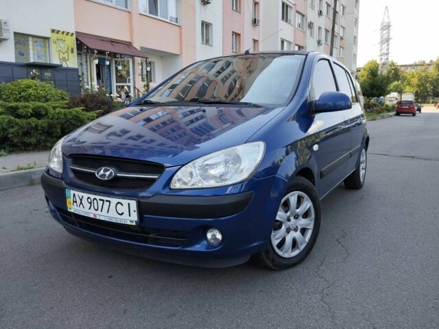 Синий Хендай Гетц, объемом двигателя 1.4 л и пробегом 185 тыс. км за 6016 $, фото 1 на Automoto.ua
