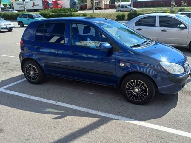 Синий Хендай Гетц, объемом двигателя 1.4 л и пробегом 176 тыс. км за 6500 $, фото 1 на Automoto.ua