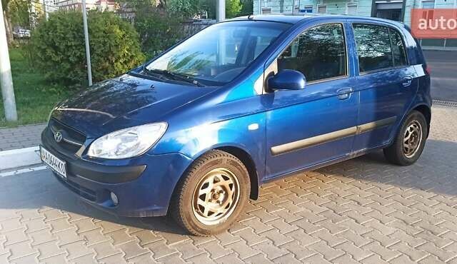 Синій Хендай Гетц, об'ємом двигуна 1.6 л та пробігом 240 тис. км за 6000 $, фото 1 на Automoto.ua