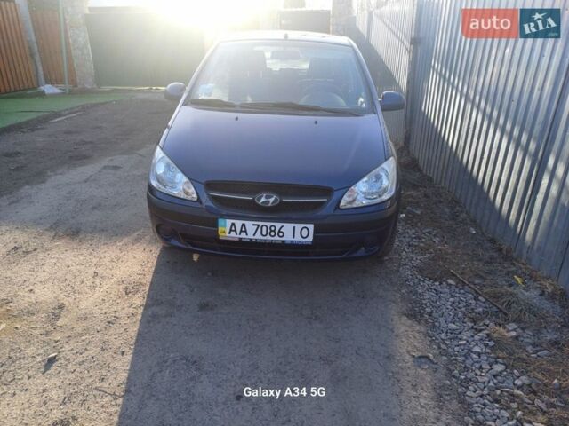 Синий Хендай Гетц, объемом двигателя 1.4 л и пробегом 166 тыс. км за 6300 $, фото 1 на Automoto.ua