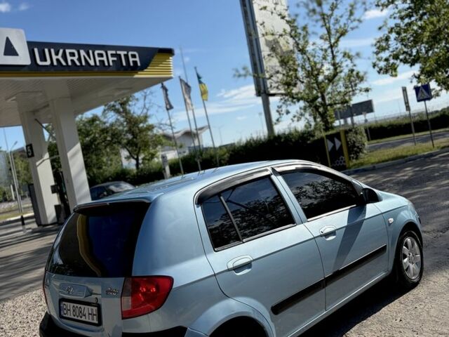Синий Хендай Гетц, объемом двигателя 1.4 л и пробегом 222 тыс. км за 4900 $, фото 1 на Automoto.ua