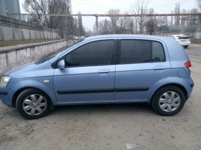 Синий Хендай Гетц, объемом двигателя 1.4 л и пробегом 172 тыс. км за 4600 $, фото 1 на Automoto.ua