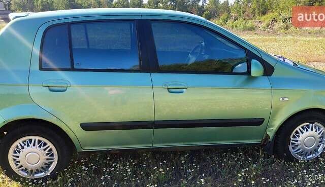 Зелений Хендай Гетц, об'ємом двигуна 1.34 л та пробігом 199 тис. км за 3000 $, фото 1 на Automoto.ua