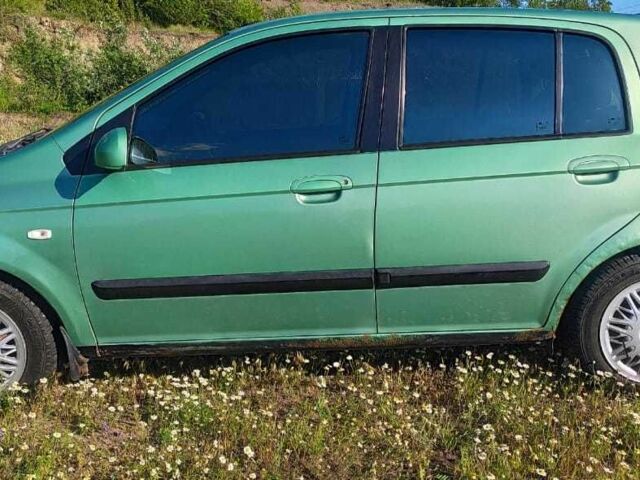 Зеленый Хендай Гетц, объемом двигателя 1.3 л и пробегом 199 тыс. км за 2800 $, фото 1 на Automoto.ua