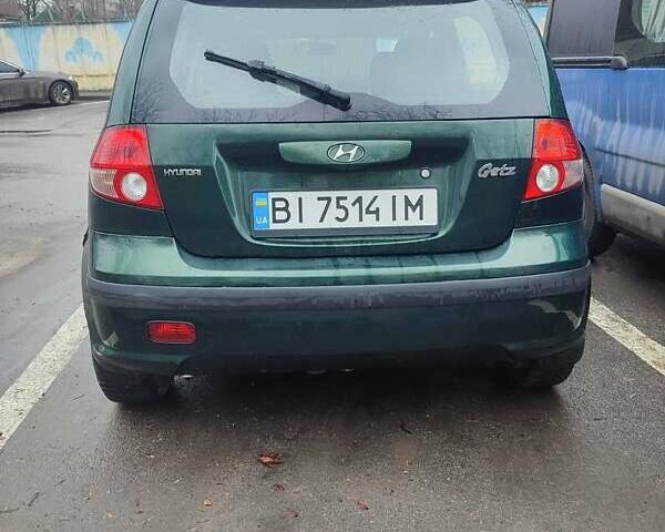 Зелений Хендай Гетц, об'ємом двигуна 1.3 л та пробігом 246 тис. км за 3400 $, фото 1 на Automoto.ua