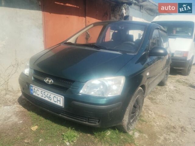 Зелений Хендай Гетц, об'ємом двигуна 1.34 л та пробігом 180 тис. км за 3200 $, фото 1 на Automoto.ua
