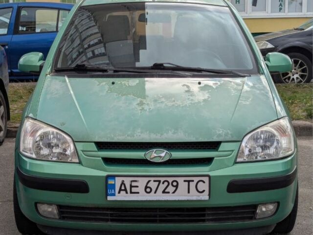 Зеленый Хендай Гетц, объемом двигателя 1.3 л и пробегом 150 тыс. км за 3700 $, фото 1 на Automoto.ua