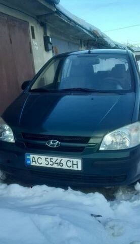 Зеленый Хендай Гетц, объемом двигателя 1.34 л и пробегом 200 тыс. км за 2800 $, фото 1 на Automoto.ua