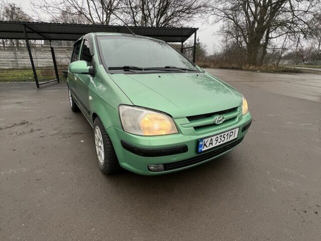 Зеленый Хендай Гетц, объемом двигателя 1.3 л и пробегом 241 тыс. км за 3899 $, фото 1 на Automoto.ua