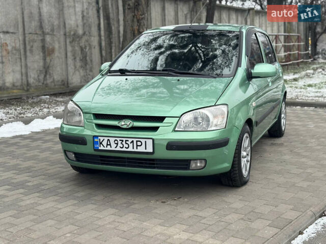 Зеленый Хендай Гетц, объемом двигателя 1.34 л и пробегом 278 тыс. км за 3950 $, фото 1 на Automoto.ua