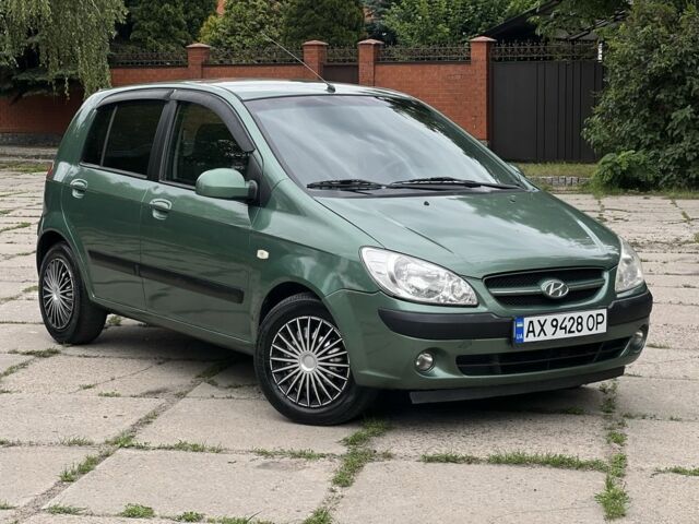 Зеленый Хендай Гетц, объемом двигателя 1.4 л и пробегом 236 тыс. км за 4950 $, фото 1 на Automoto.ua