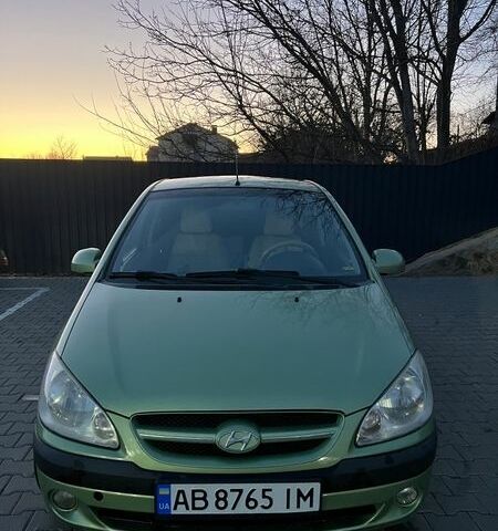 Зеленый Хендай Гетц, объемом двигателя 1.4 л и пробегом 105 тыс. км за 4900 $, фото 1 на Automoto.ua