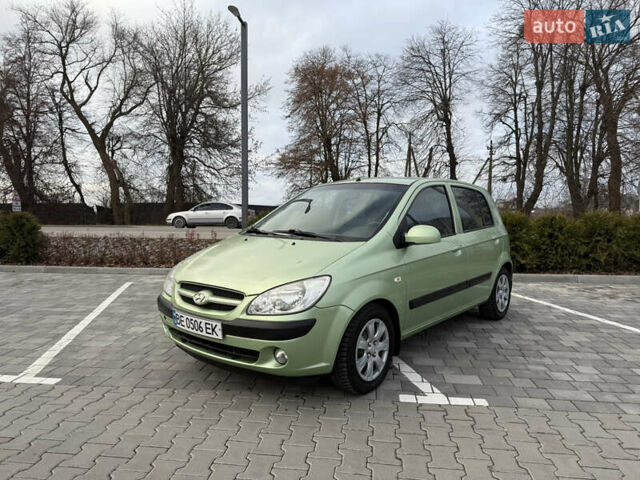 Зеленый Хендай Гетц, объемом двигателя 1.4 л и пробегом 212 тыс. км за 3600 $, фото 1 на Automoto.ua