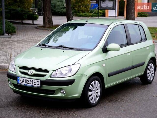 Зеленый Хендай Гетц, объемом двигателя 1.4 л и пробегом 230 тыс. км за 5700 $, фото 1 на Automoto.ua