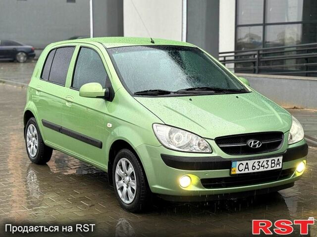 Зеленый Хендай Гетц, объемом двигателя 1.4 л и пробегом 179 тыс. км за 5800 $, фото 1 на Automoto.ua