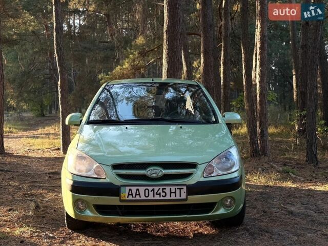 Зеленый Хендай Гетц, объемом двигателя 1.4 л и пробегом 141 тыс. км за 4500 $, фото 1 на Automoto.ua