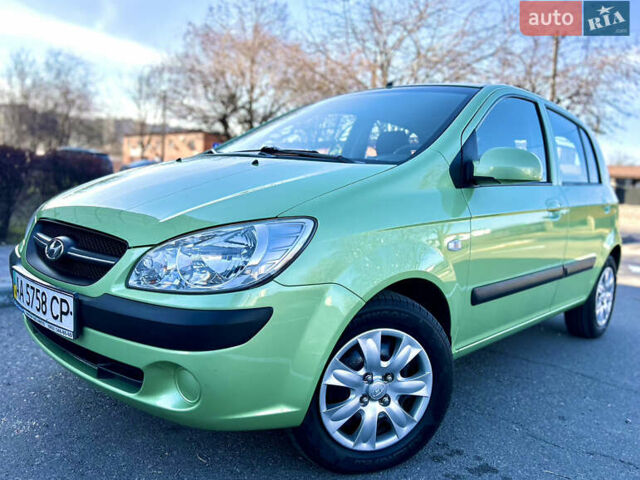 Зелений Хендай Гетц, об'ємом двигуна 1.4 л та пробігом 174 тис. км за 6400 $, фото 1 на Automoto.ua