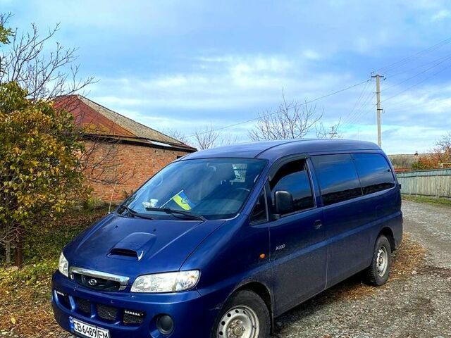 Синий Хендай Н 200 пасс., объемом двигателя 2.5 л и пробегом 325 тыс. км за 2800 $, фото 1 на Automoto.ua
