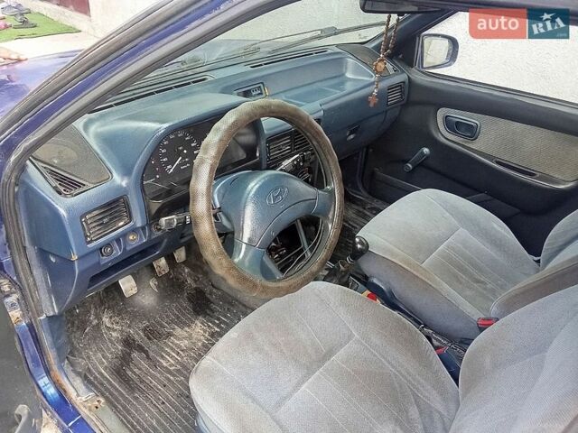 Синий Хендай Пони, объемом двигателя 1.5 л и пробегом 123 тыс. км за 750 $, фото 1 на Automoto.ua