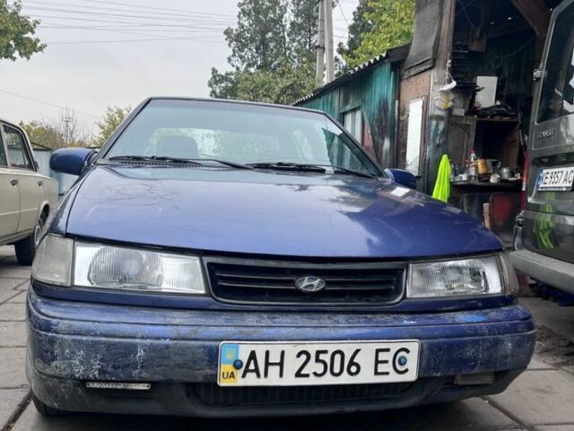 Синий Хендай Пони, объемом двигателя 1.5 л и пробегом 300 тыс. км за 548 $, фото 1 на Automoto.ua