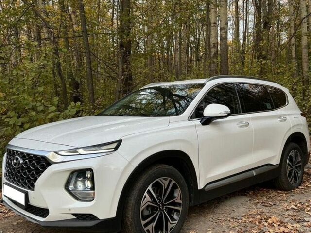 Білий Хендай Санта Фе, об'ємом двигуна 2.4 л та пробігом 100 тис. км за 13800 $, фото 1 на Automoto.ua