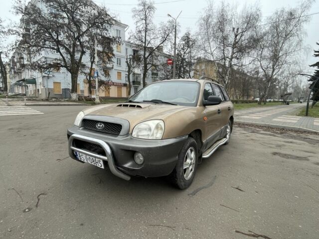 Бежевый Хендай Санта Фе, объемом двигателя 2 л и пробегом 340 тыс. км за 2500 $, фото 1 на Automoto.ua