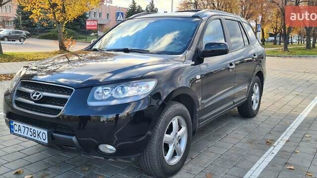 Черный Хендай Санта Фе, объемом двигателя 2.2 л и пробегом 195 тыс. км за 9500 $, фото 1 на Automoto.ua