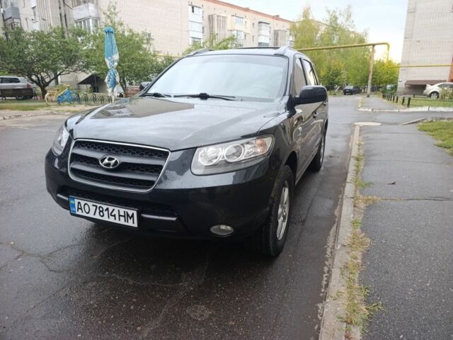 Черный Хендай Санта Фе, объемом двигателя 2.7 л и пробегом 295 тыс. км за 8700 $, фото 1 на Automoto.ua