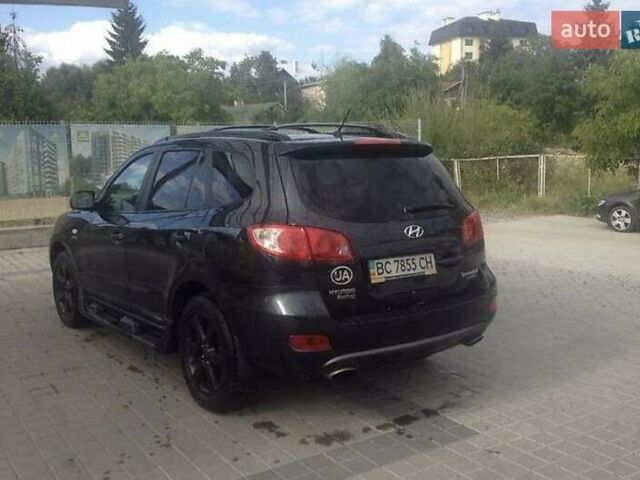 Черный Хендай Санта Фе, объемом двигателя 2 л и пробегом 226 тыс. км за 7900 $, фото 1 на Automoto.ua