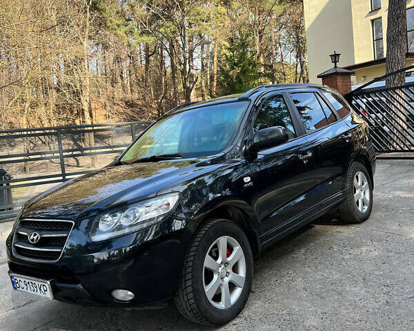 Черный Хендай Санта Фе, объемом двигателя 2.2 л и пробегом 223 тыс. км за 9650 $, фото 1 на Automoto.ua