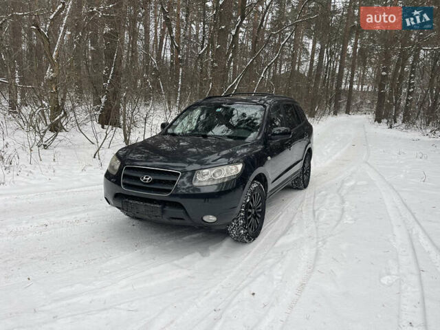 Черный Хендай Санта Фе, объемом двигателя 2.2 л и пробегом 200 тыс. км за 5700 $, фото 1 на Automoto.ua