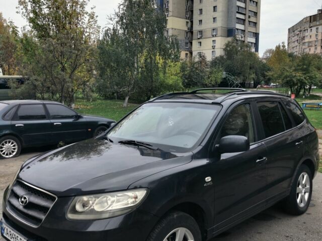 Черный Хендай Санта Фе, объемом двигателя 2.2 л и пробегом 198 тыс. км за 7500 $, фото 1 на Automoto.ua