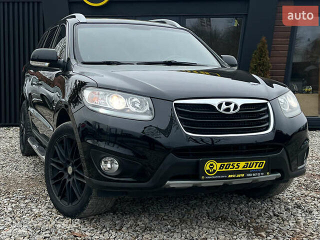 Черный Хендай Санта Фе, объемом двигателя 2.2 л и пробегом 242 тыс. км за 12900 $, фото 1 на Automoto.ua