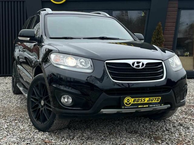 Черный Хендай Санта Фе, объемом двигателя 2.2 л и пробегом 242 тыс. км за 12900 $, фото 1 на Automoto.ua