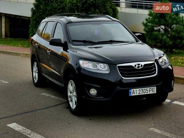 Чорний Хендай Санта Фе, об'ємом двигуна 2.4 л та пробігом 221 тис. км за 12700 $, фото 1 на Automoto.ua