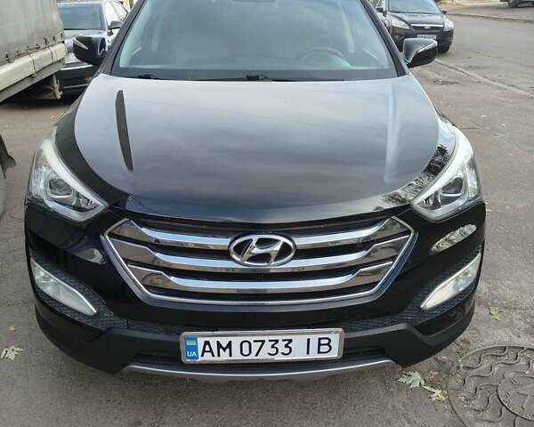 Черный Хендай Санта Фе, объемом двигателя 2.36 л и пробегом 170 тыс. км за 14200 $, фото 1 на Automoto.ua