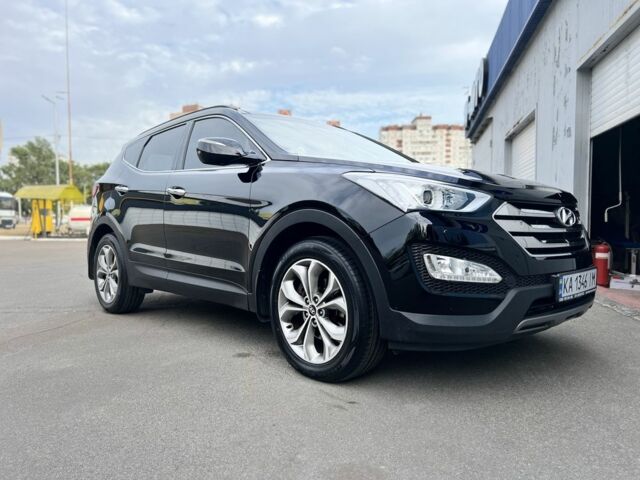 Черный Хендай Санта Фе, объемом двигателя 2.2 л и пробегом 154 тыс. км за 18600 $, фото 1 на Automoto.ua