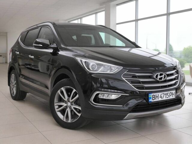 Черный Хендай Санта Фе, объемом двигателя 2.4 л и пробегом 181 тыс. км за 13300 $, фото 1 на Automoto.ua