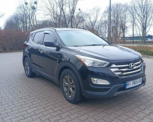 Черный Хендай Санта Фе, объемом двигателя 2.4 л и пробегом 190 тыс. км за 14000 $, фото 1 на Automoto.ua