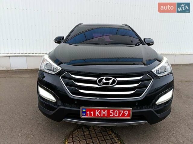 Черный Хендай Санта Фе, объемом двигателя 2 л и пробегом 211 тыс. км за 17200 $, фото 1 на Automoto.ua