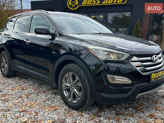 Черный Хендай Санта Фе, объемом двигателя 2.36 л и пробегом 165 тыс. км за 11990 $, фото 1 на Automoto.ua