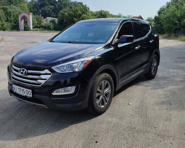 Черный Хендай Санта Фе, объемом двигателя 2.36 л и пробегом 168 тыс. км за 13000 $, фото 1 на Automoto.ua
